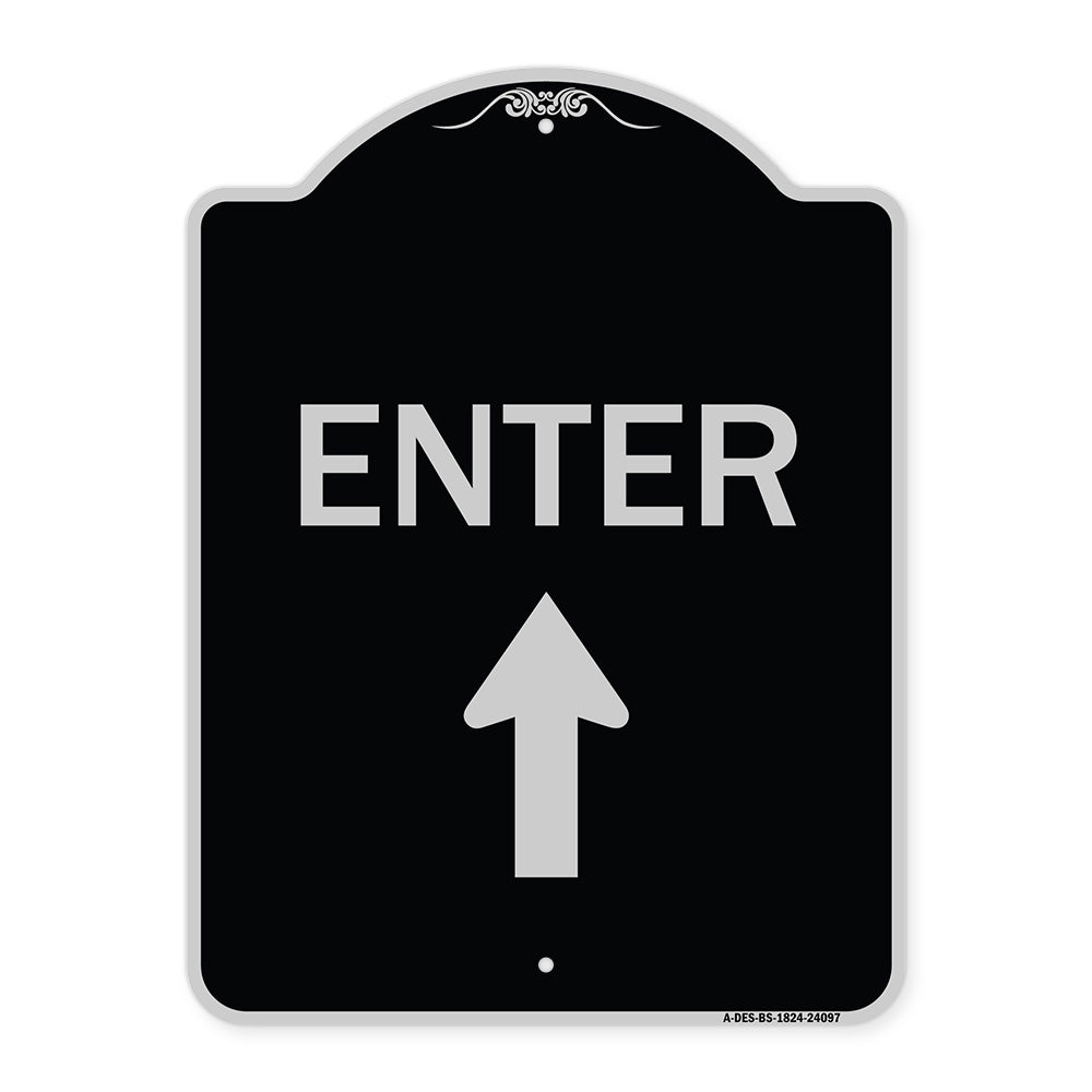 Enter Sign Enter with Up Arrow