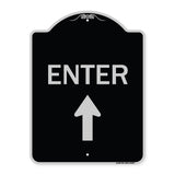 Enter Sign Enter with Up Arrow