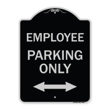 Employee Parking Only (With Bi-Directional Arrow)