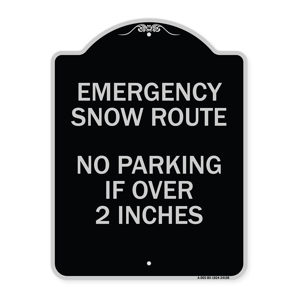 Emergency Snow Route No Parking Emergency Snow Route No Parking If Over 2 Inches