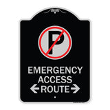 Emergency Access Route (With Bidirectional Arrow)