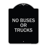 Driveway Sign No Buses or Trucks