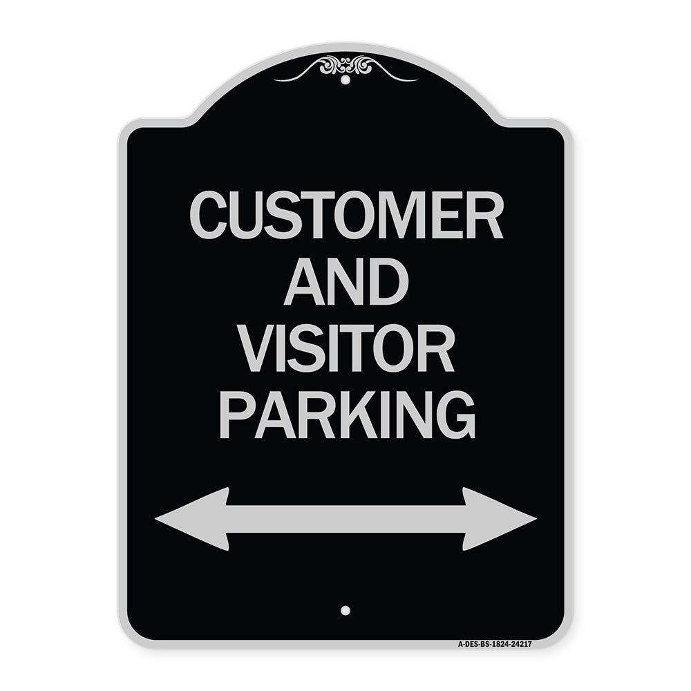 Customer and Visitor Parking (Bidirectional Arrow)