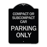 Compact or Subcompact Car Parking Only