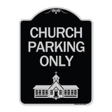 Church Parking Only (Church Symbol)