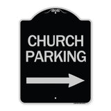 Church Parking (With Right Arrow)