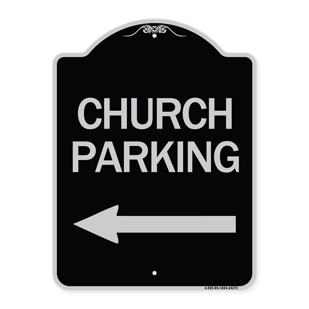 Church Parking (With Left Arrow)