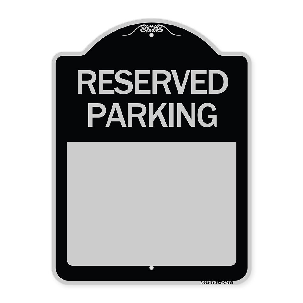 Blank Reserved Parking