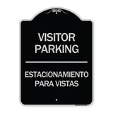 Bilingual Reserved Parking Sign Visitor Parking Estacionamiento Para Visitas