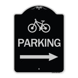 Bicycle Symbol Parking (Right Arrow