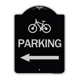 Bicycle Symbol Parking (Left Arrow)
