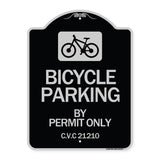 Bicycle Parking by Permit Only C.V.S. 21210 (With Bicycle Graphic)
