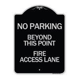 Beyond This Point Fire Access Lane