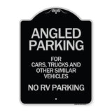 Angled Parking for Cars Trucks and Similar Vehicles - No RV Parking