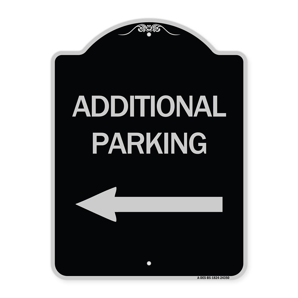 Additional Parking Sign (Left Arrow)