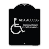 ADA Access for Assistance Ring Bell (With New Isa Symbol)