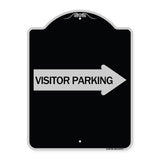 Visitor Parking (With Right Arrow)