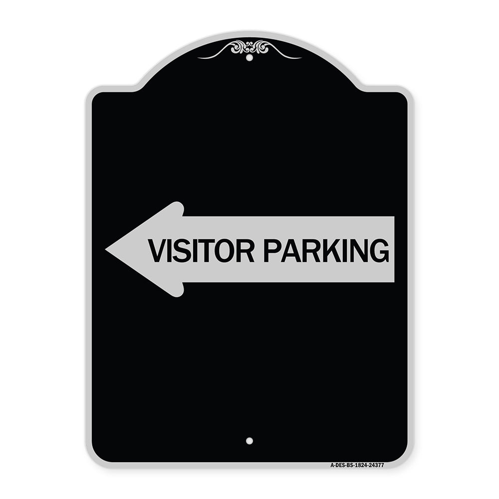 Visitor Parking (With Left Arrow)