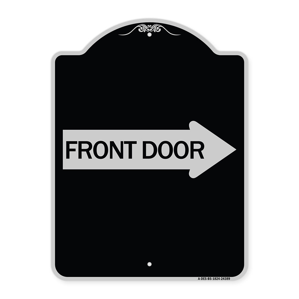 Front Door (With Right Arrow)