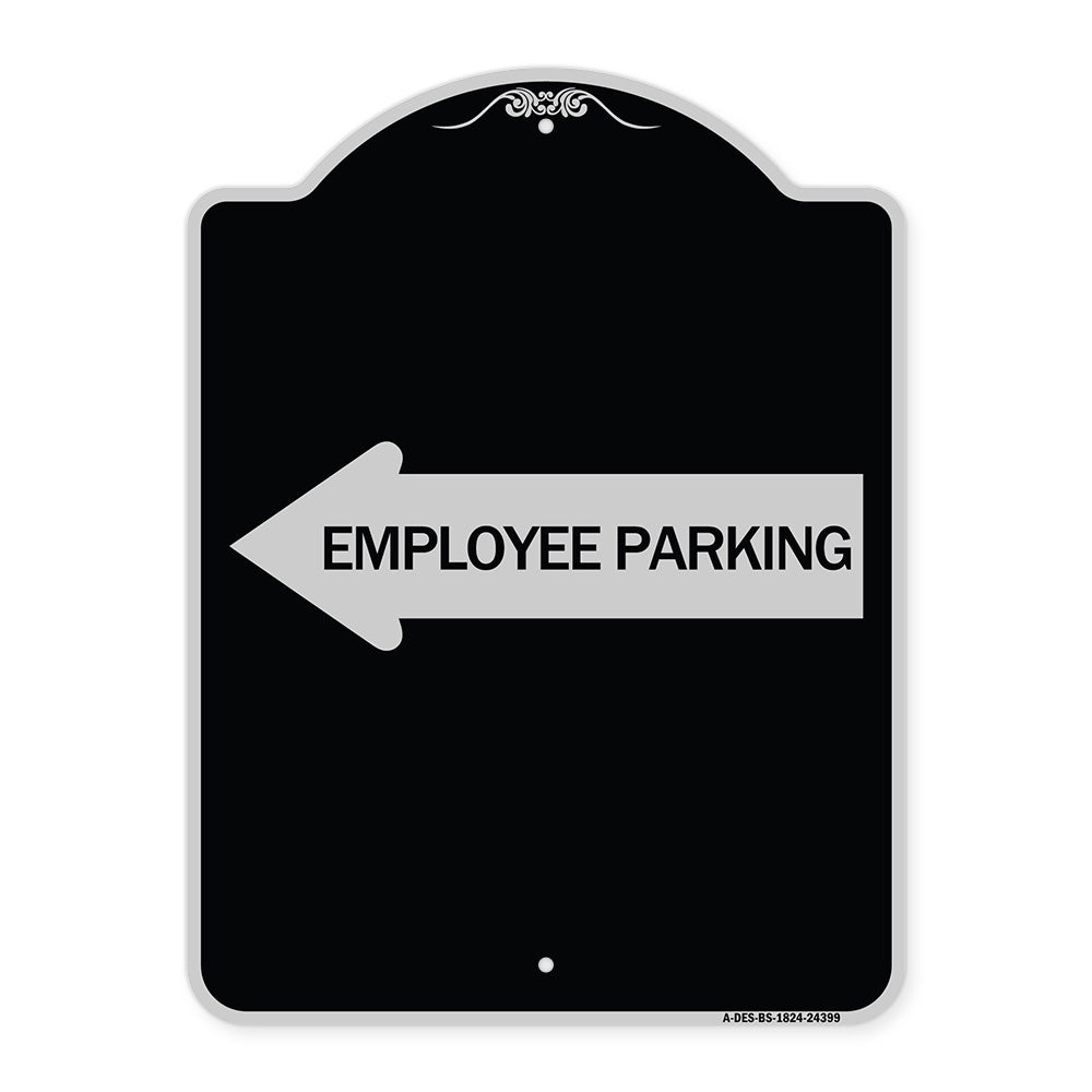 Employee Parking (With Left Arrow)