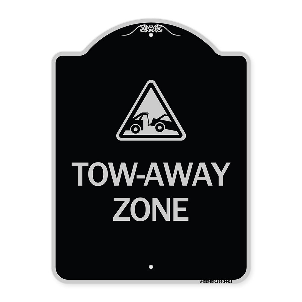 Tow-Away Zone with Graphic