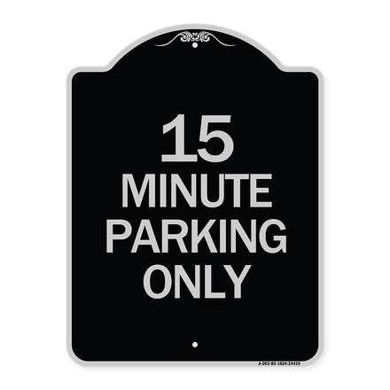 15 Minute Parking Only