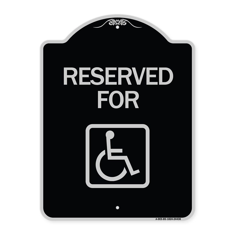 Reserved for (With Accessible Symbol)