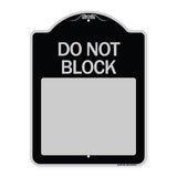 Do Not Block Custom No Parking Text Here