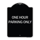 One Hour Parking Only