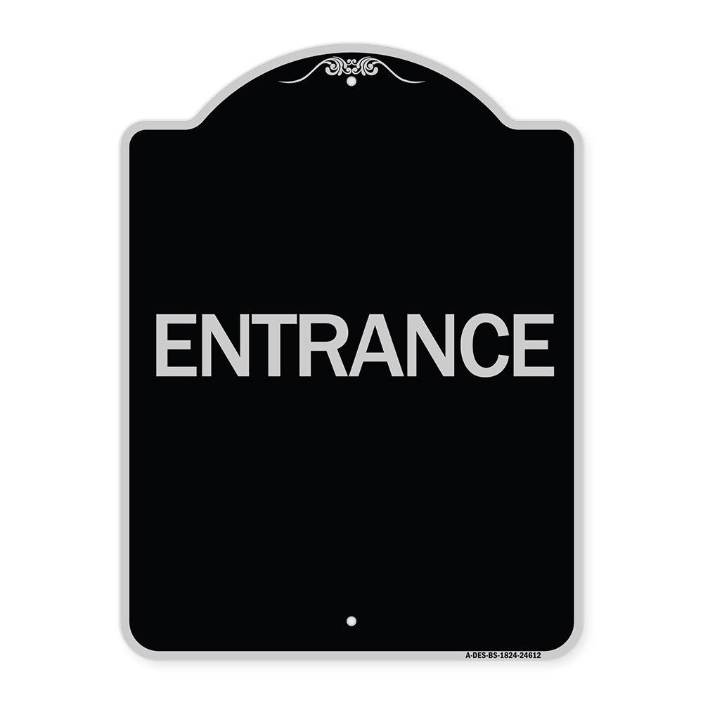 Traffic Entrance Sign Entrance