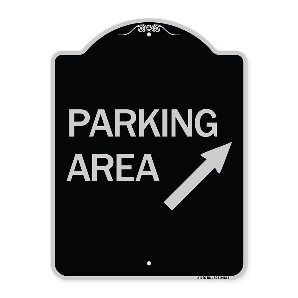 Parking Area (Up Right Arrow Symbol)