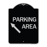 Parking Area (Up Left Arrow Symbol)