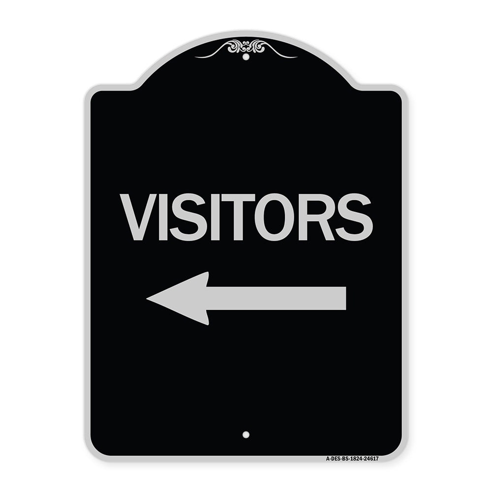 Visitors with Left Arrow