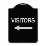 Visitors with Left Arrow