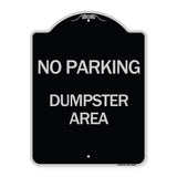 No Parking Dumpster Area