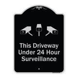 This Driveway Under 24 Hour Surveillance With Graphics
