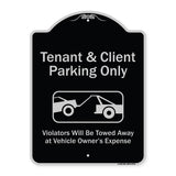 Tenant And Client Parking Only Violators Towed Away With Graphic