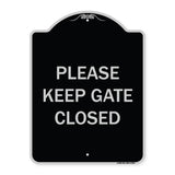 Please Keep Gate Closedplease Keep Gate Closed