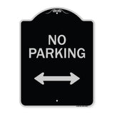 No Parking With Bidirectional Arrow