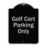 Golf Cart Parking Only