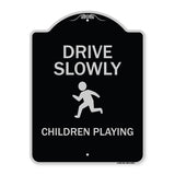 Drive Slowly Children Playing