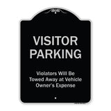 Visitor Parking Violators Will Be Towed Away At Vehicle Owner's Expense
