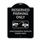Resident Parking Only Unauthorized Vehicles Towed Away With Graphic