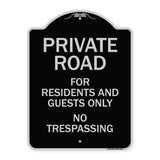 Private Road For Residents And Guests Only No Trespassing