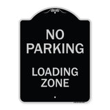 No Parking Loading Zone Sign