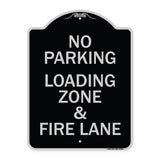 No Parking Loading Zone & Fire Lane