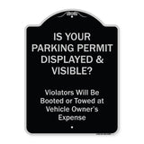 Is Your Parking Permit Displayed & Visible