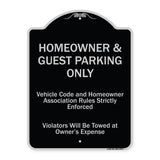 Homeowner & Guest Parking Only