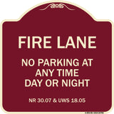 Wisconsin Fire Lane No Parking at Anytime Day or Night