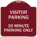 Visitor Parking Sign Visitor Parking 30 Minute Parking Only